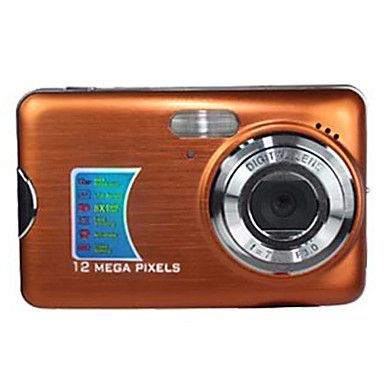 Câmera Digital Detecção do Rosto 12MP LCD, Zoom 8X